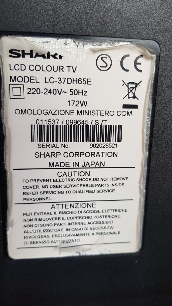 Telewizor Sharp aquos LC-37DH65E