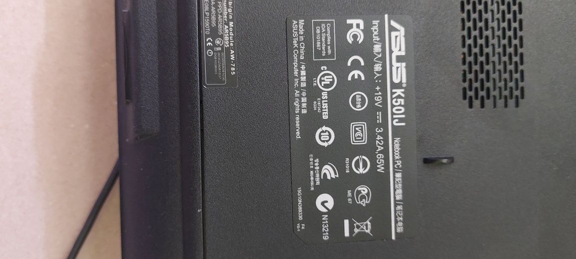 Laptop Asus k50ij