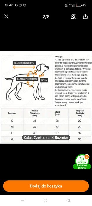 Ubranko dla psa małego