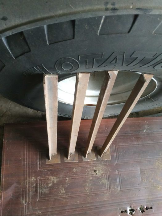 Nogi do stołu 4 szt warsztatowego roboczego katownik 50x50x6