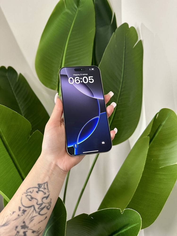 Iphone 16 Pro Max 1 Tb 100% Акб як Новий Natural Titanium Обмін Магазн