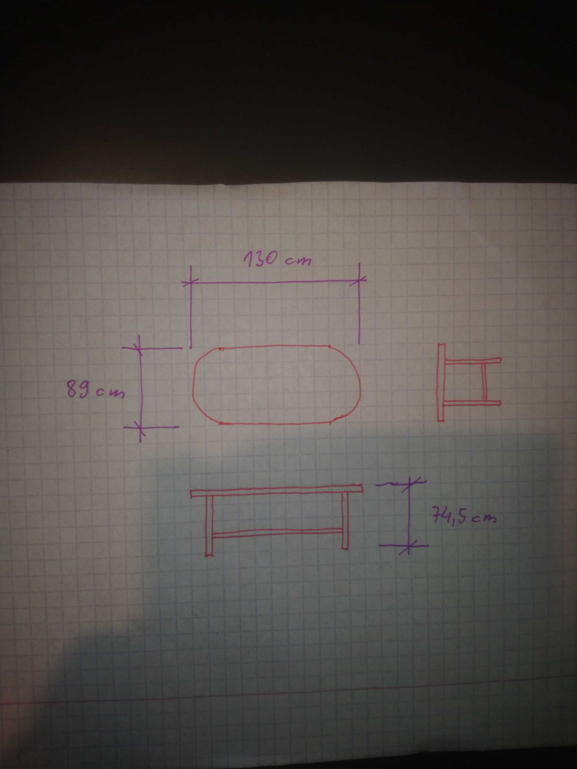 Piękny stół drewniany antyk