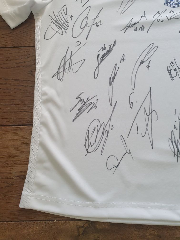 Koszulka LECH Poznan + autografy 2018/19