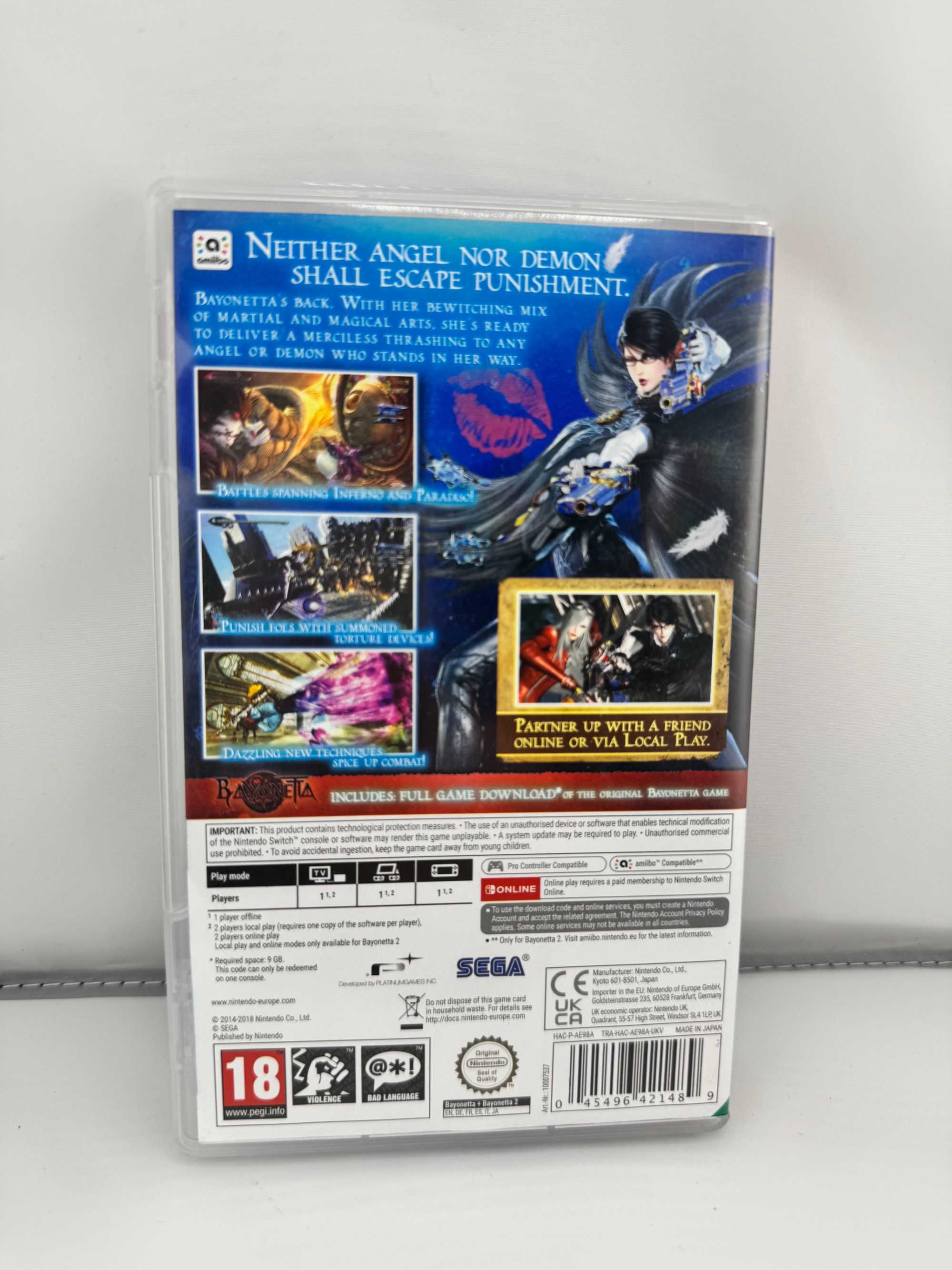 Gra Nintendo Switch Bayonetta 2 pudełkowa