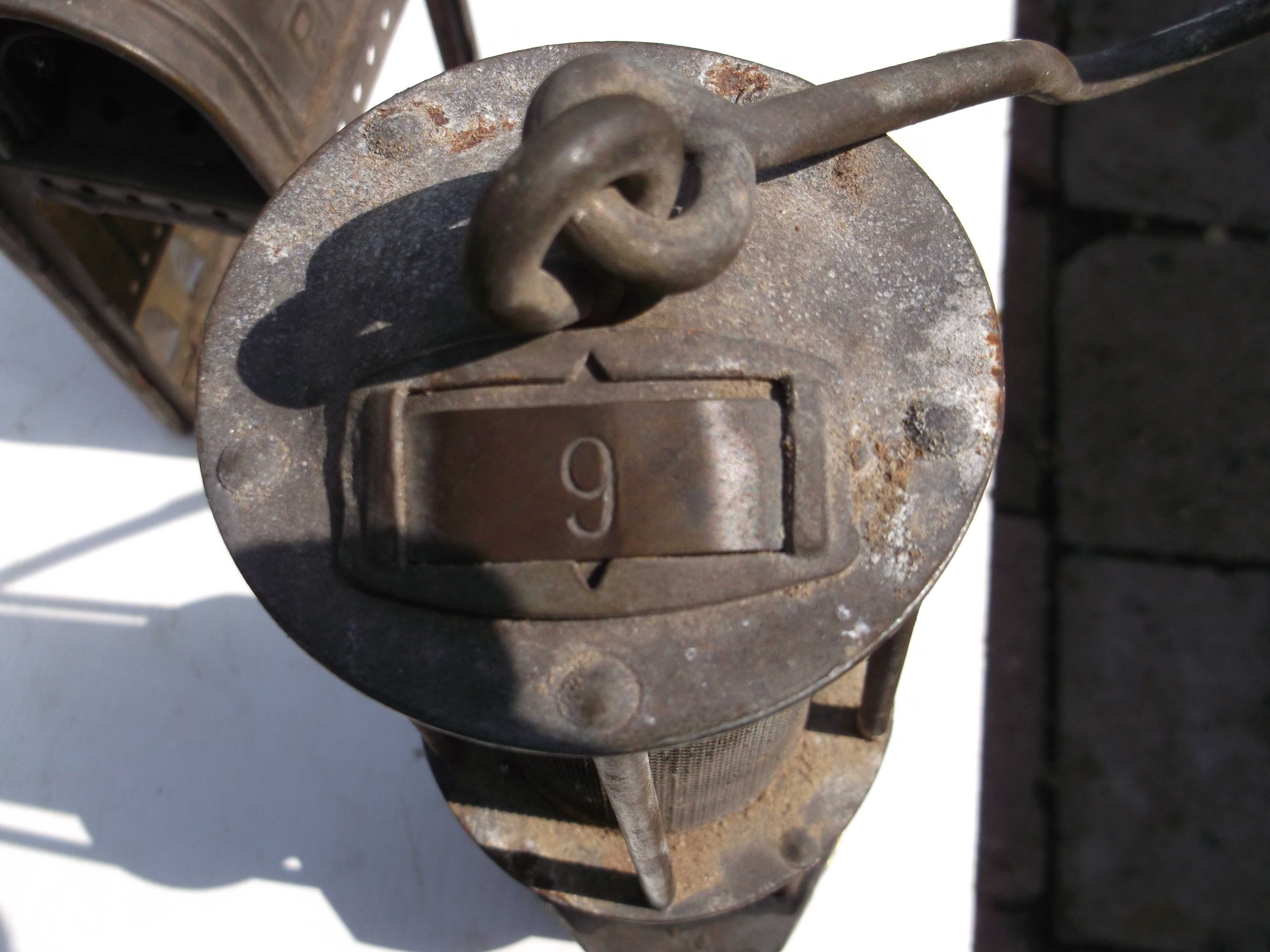 lampa górnicza z epoki