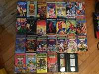 Видеокассеты VHS Черепашки-ниндзя, Человек-паук, Ожившие мумии, Спаун