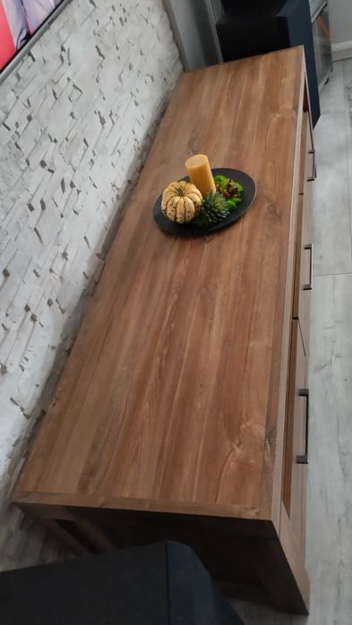 Szafka RTV LED Black Red White