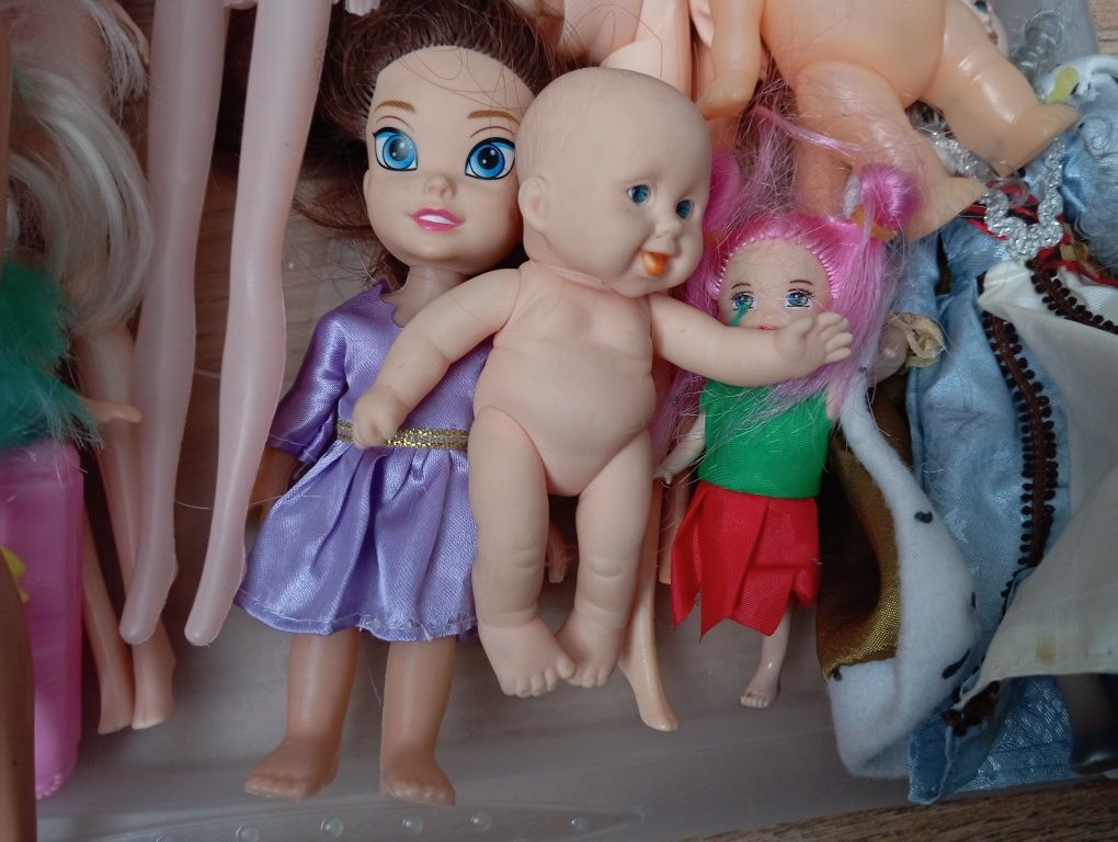 Lalki Barbie laleczki bobasy Ken cały zestawi