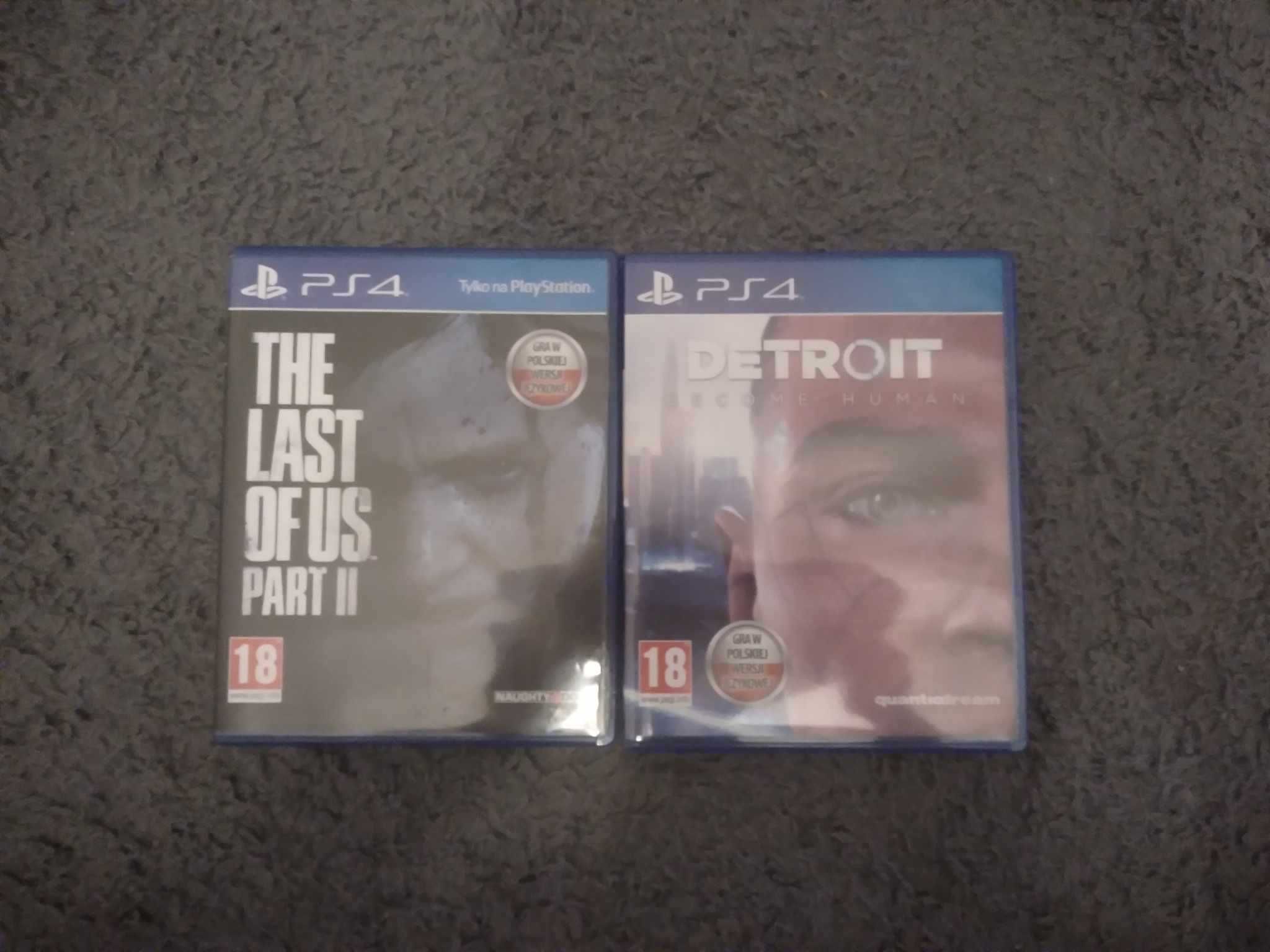 gry playstation4 Detroit Become Human , The Last of Us Part II