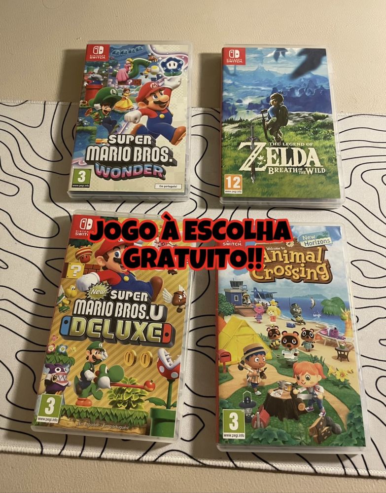 NINTENDO SWITCH OLED (+jogo gratuito)