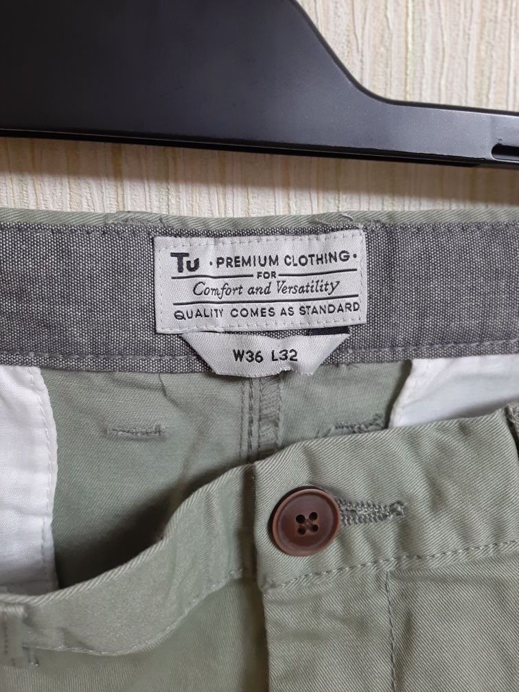 Штаны Брюки Слаксы Чинос Tu Clothing Premium 36/32 ( Новое ) England