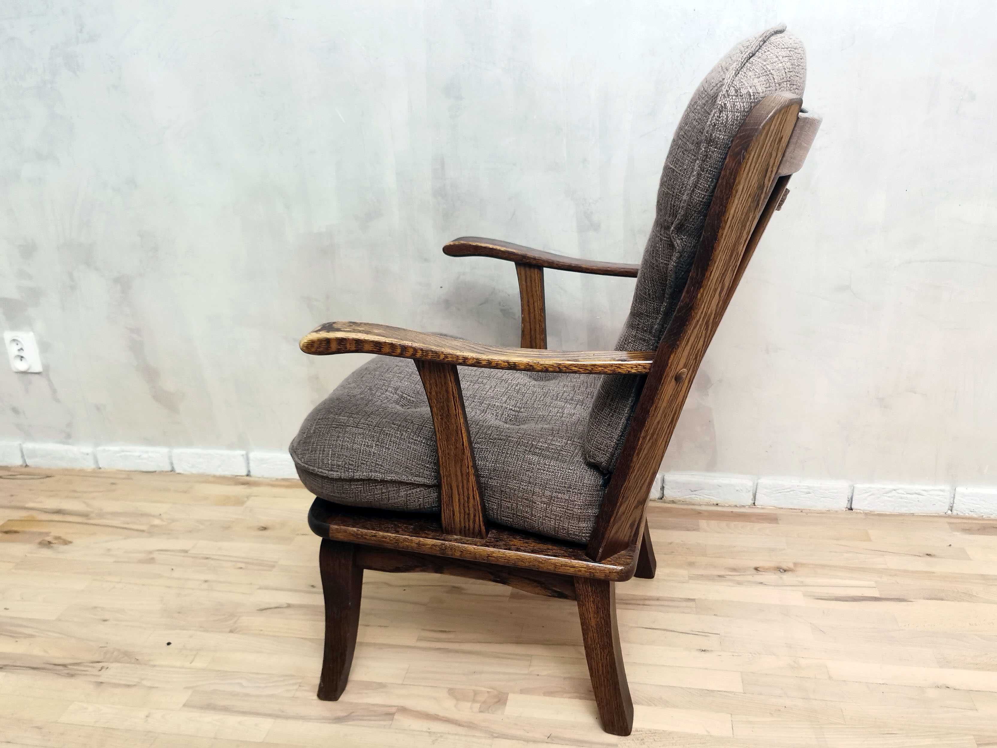 Wygodne i Eleganckie fotele vintage -  Lite drewno Ratan Lata 60/70's