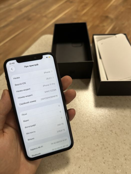Iphone 11 pro 256 gb