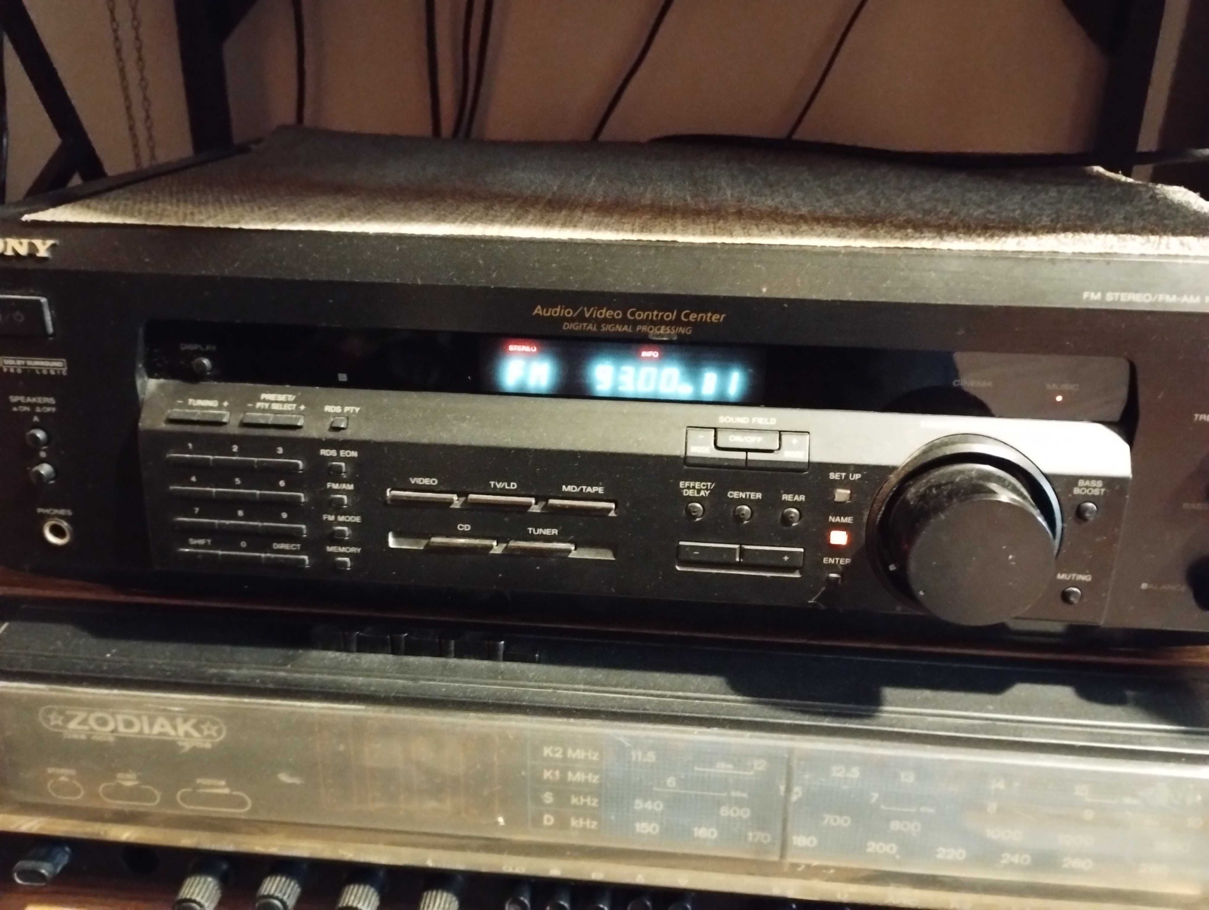 amplituner  sony z kolumnami