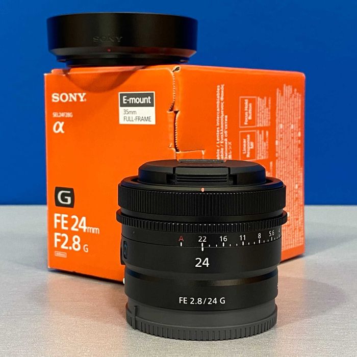 Sony FE 24mm f/2.8 G (NOVA - 3 ANOS DE GARANTIA)
