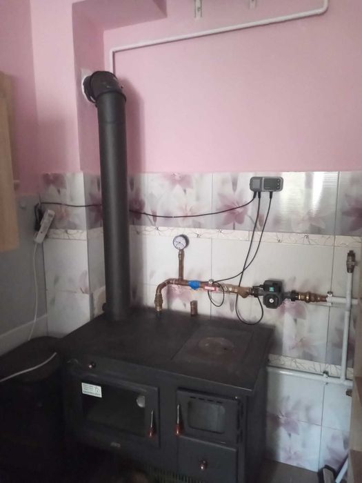 Piec z kuchnią z płaszczem wodnym (westfalka) - jak nowa