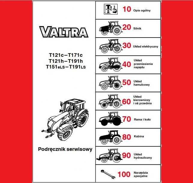 VALTRA T121c-171c_T121h-191h_T151eLS-191LS instrukcja napraw J. POL!!