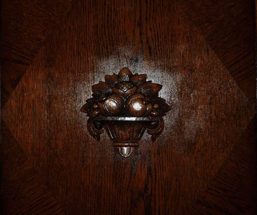 stara komoda rzeźbiona bufet antyk