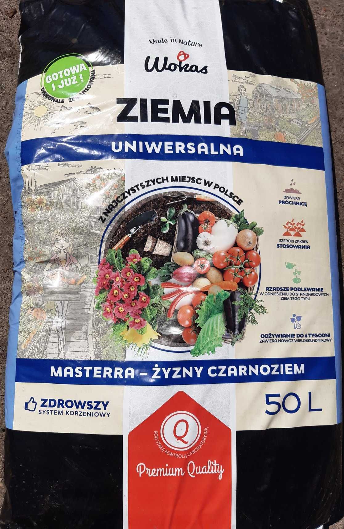 Ziemia ogrodowa Wokas 50L, z nawozami