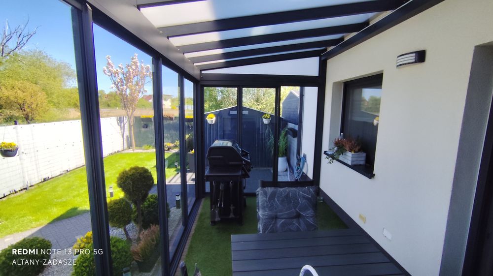 Ogród zimowy, letni, zmień swoje zadaszenie w zabudowany taras