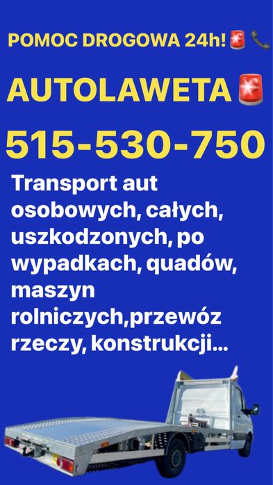 Laweta-Pomoc Drogowa 24h-Płońsk-Załuski-Warszawa-Nowy Dwór-Nasielsk