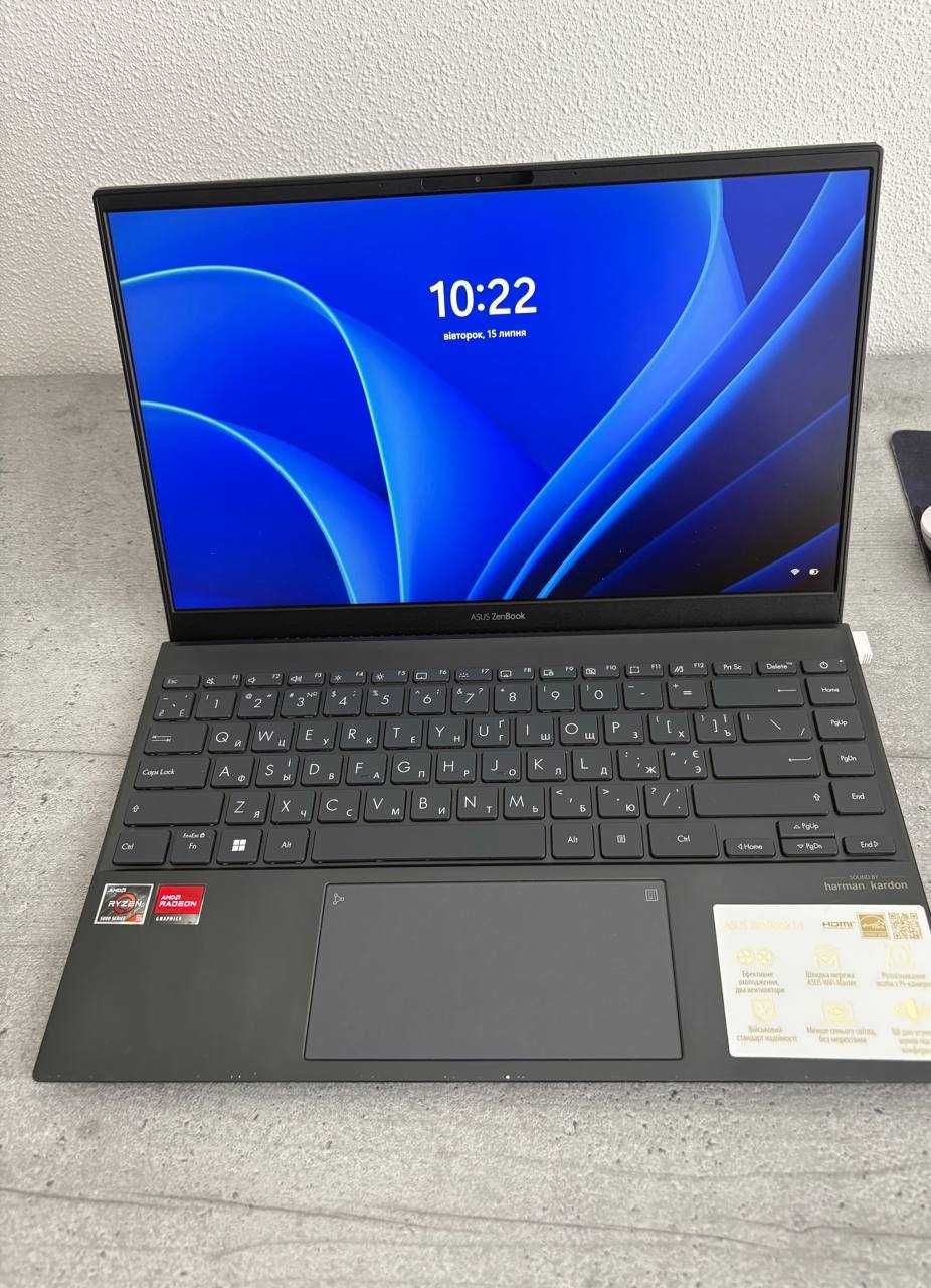 Продам ноутбук ASUS ZenBook UM425Q (512 SSD + AMD Ryzen 5 5600H)