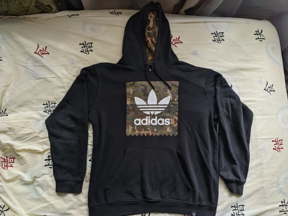 Худи чёрный Adidas