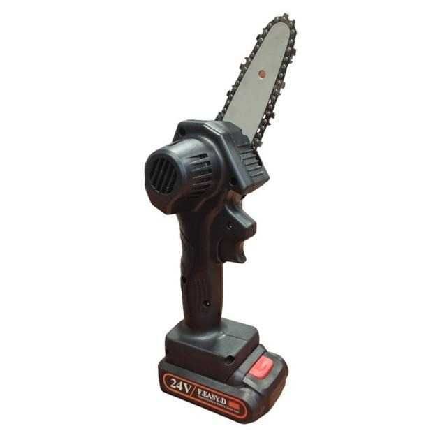 Пила цепная аккумуляторная Chainsaw міні (24V 2АКБ шина 170 мм кейс)