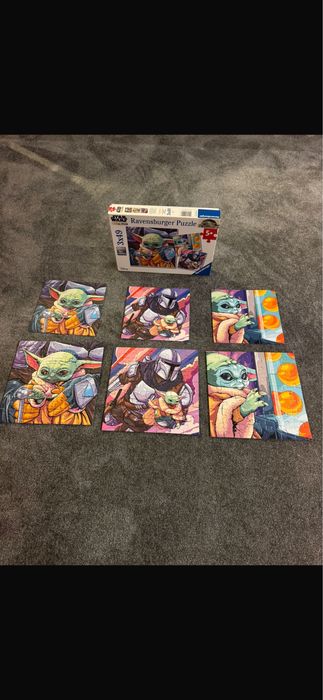 3 puzzles + 1 jogo 4-8 anos