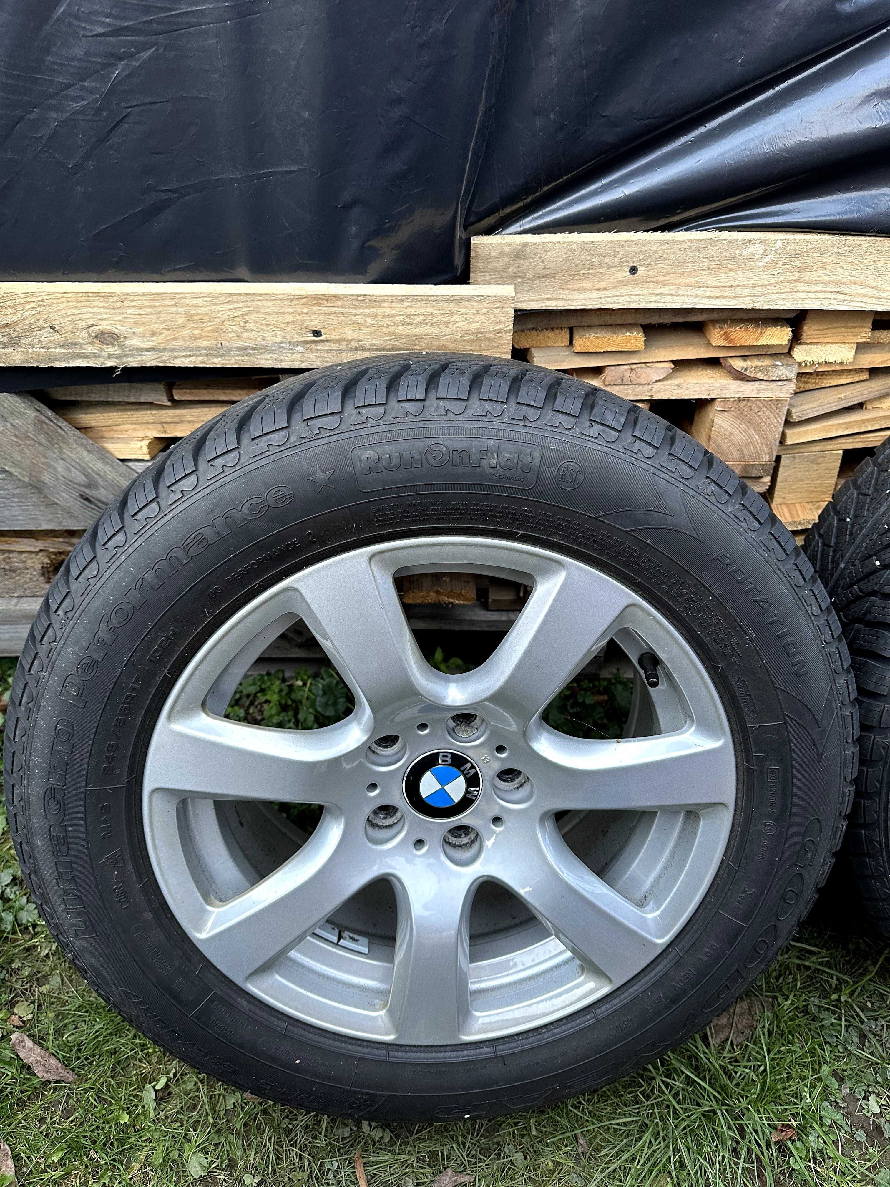 Felgi aluminiowe BMW oryginalne + opony zimowe 17 5x120 STYLING 233