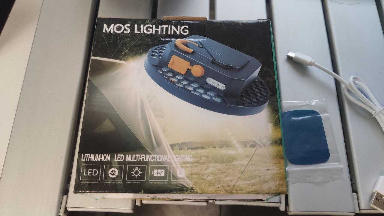 Светодиодный фонарь, LED лампа на 9900 мАч, павербанк, MOS -14