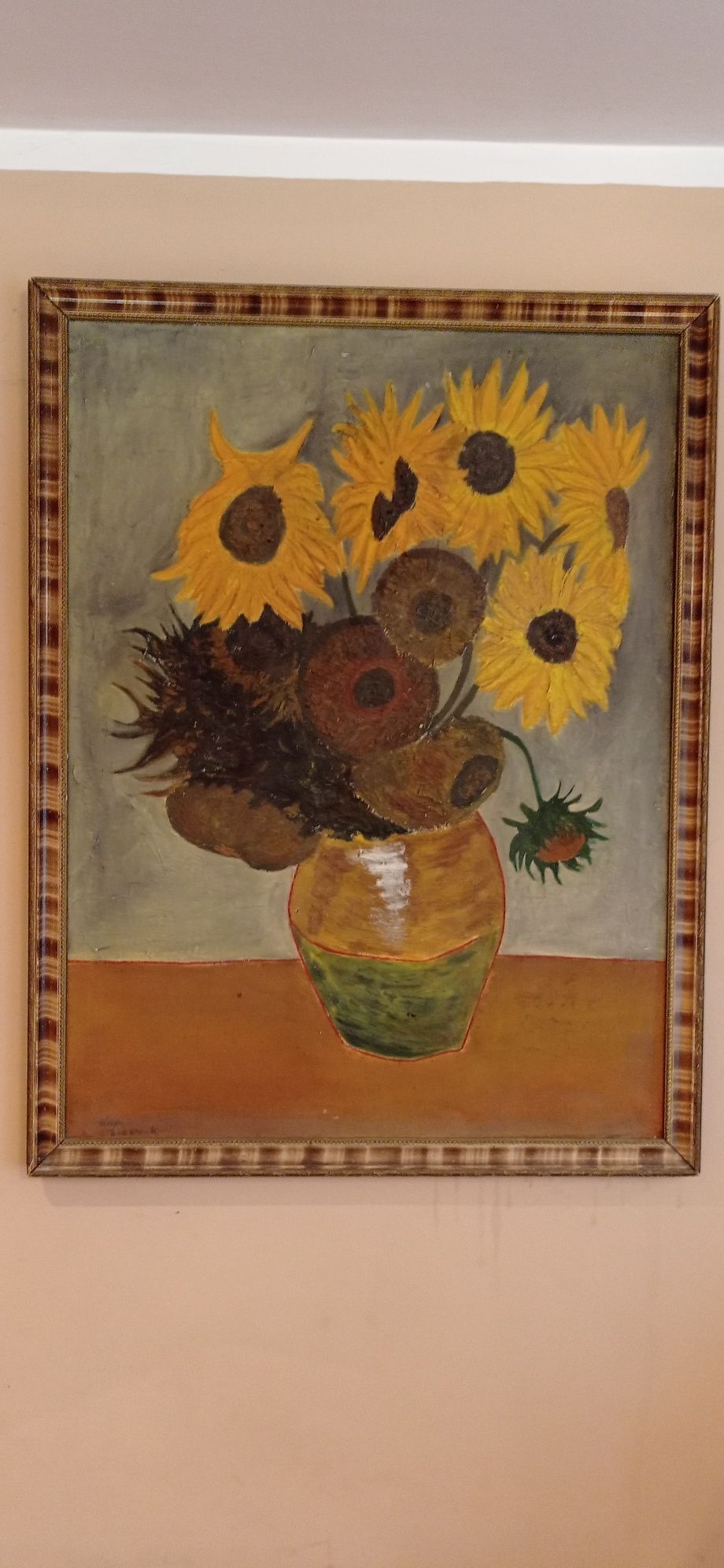 Obraz "Słoneczniki" płótno 108 cm x 63 cm