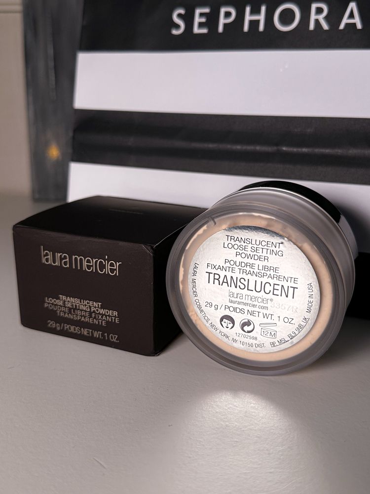 Puder Laura Mercier nowy translucent transparentny sypki puder