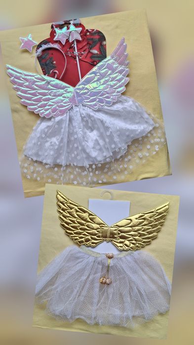 2-6років Костюм ангел дитячий сукня хелловін маскарадний карнавальний