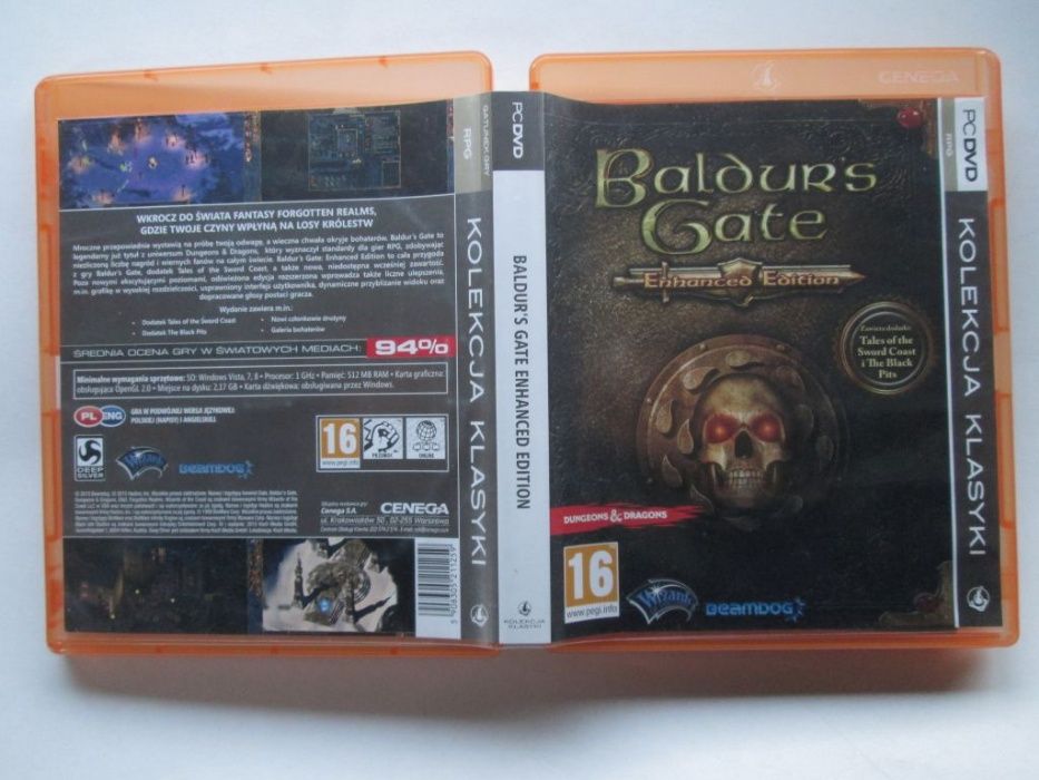 Gra PC DVD Baldur's Gate