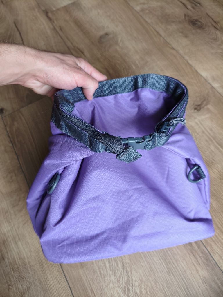 Torba Columbia termiczna lodówka 28 cm x 16 cm 30cm różowo-fioletowa
