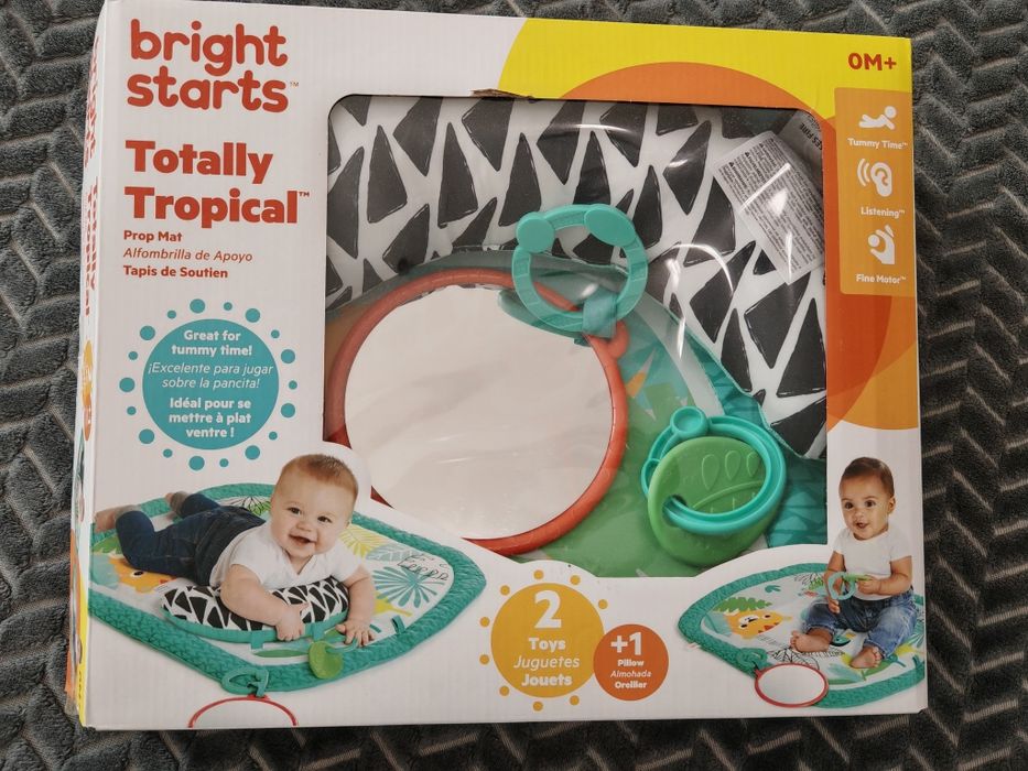 Bright Starts килимок + подушка – новий!