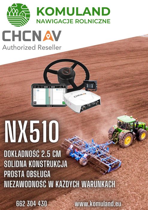 Nawigacja rolnicza CHCNAV NX510 ISOBUS Trimble TopCon FJDynamics