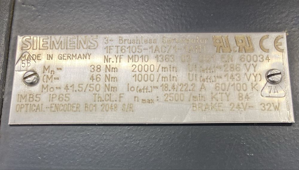 Servo Motor Siemens