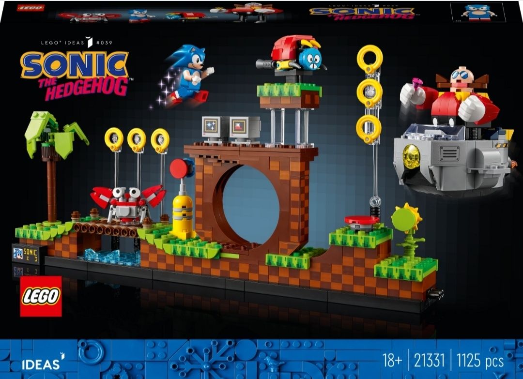 LEGO Ideas 21331 Sonic The Hedgehog -strefa zielonego Przylądka nowe