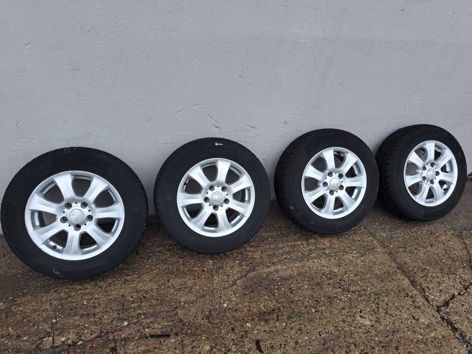 Felgi aluminiowe koła opony Audi A4 A6 VW B5 5X112 zima