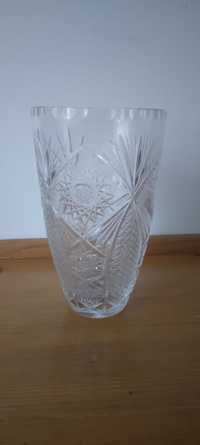 Kryształowy duży wazon z PRL-U