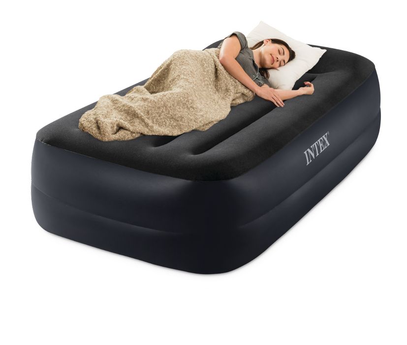 Jednoosobowy Materac Dmuchany 99x191x42 cm łóżko pompka 220V 64122ND