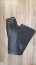 Новые красивые серые джинсы клёш модные новi cірі джинси skinny кльош