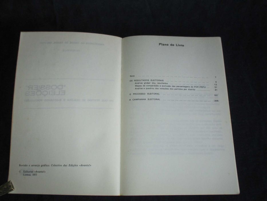 Livro Dossier Eleições Em que sentido se desloca eleitorado português