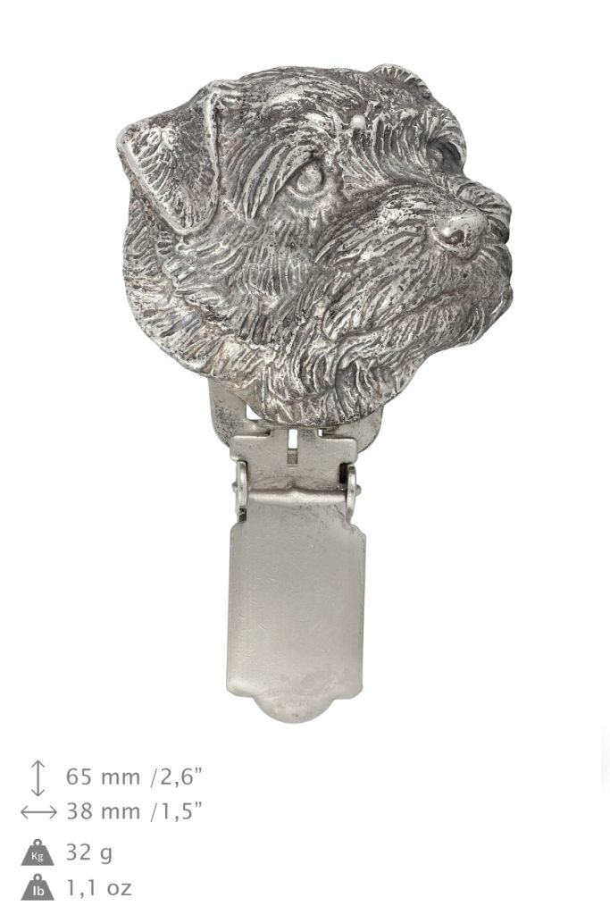 Norfolk Terrier clipring posrebrzany Art-Dog