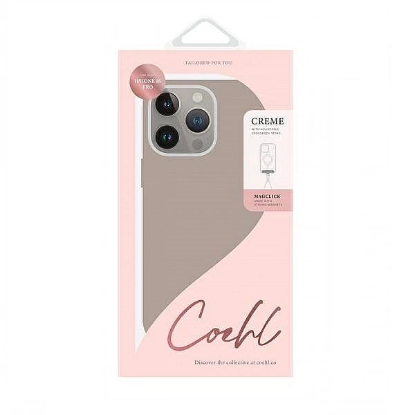 Etui UNIQ Coehl Creme Magnetic Charging z MagSafe na iPhone 16 Pro - s
