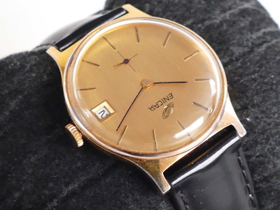 Klasyczny  nakręcany Enicar Swiss cal.AR 112