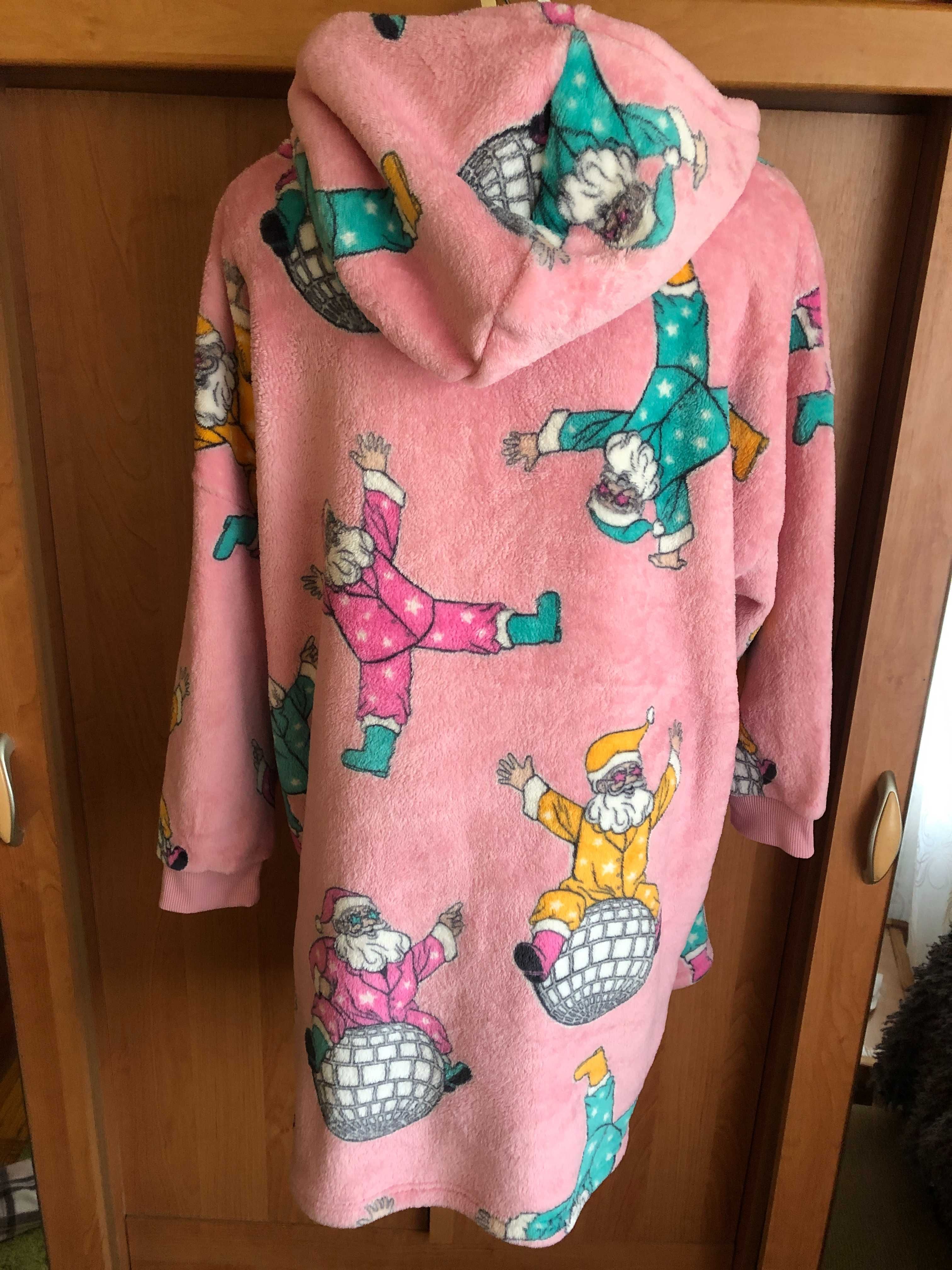 Меховушка, плюшева туника, худи, 11-12 р 152 см. M&S, слип, пижама.