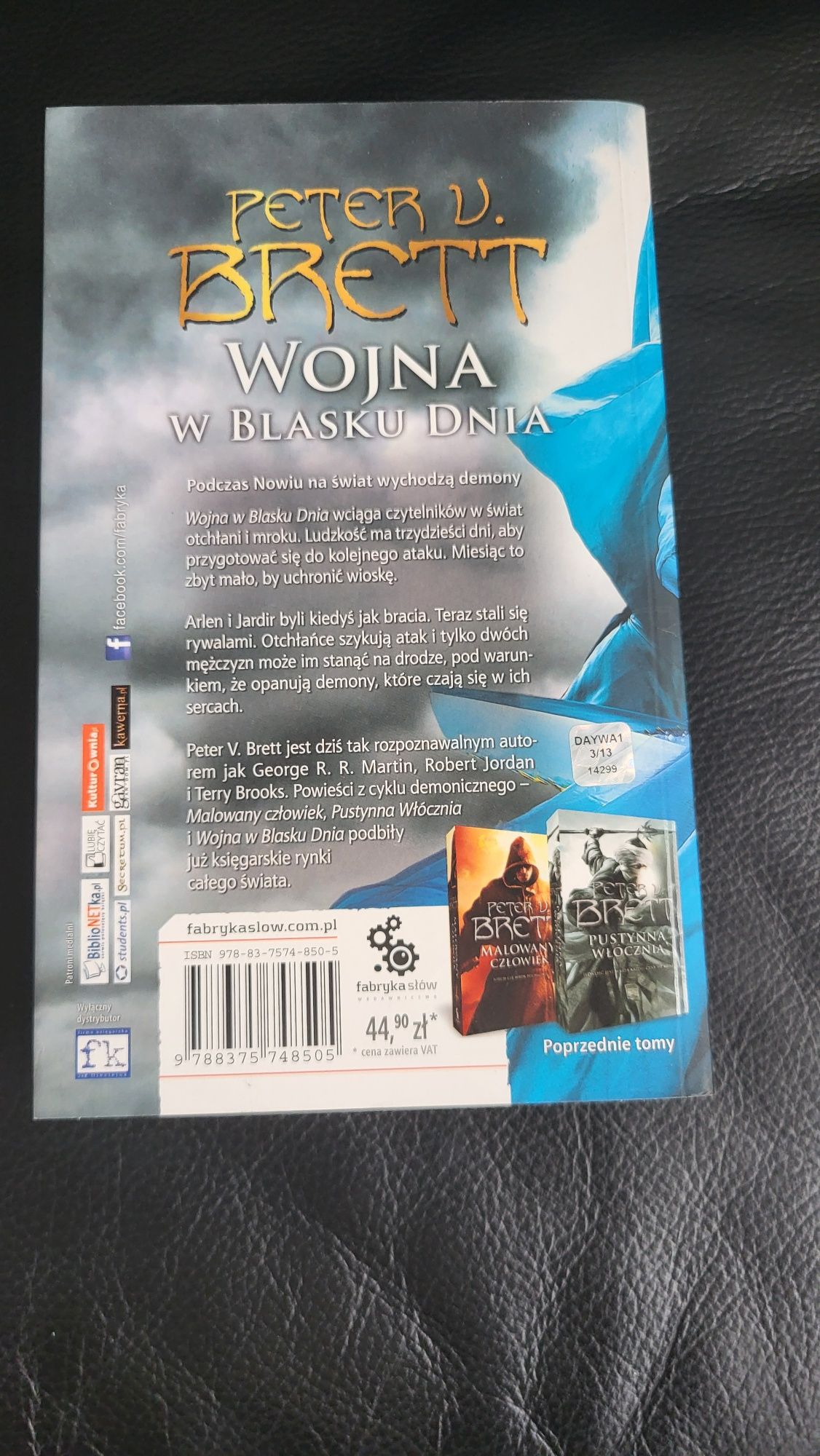 Peter V. Brett Wojna w blasku dnia 1